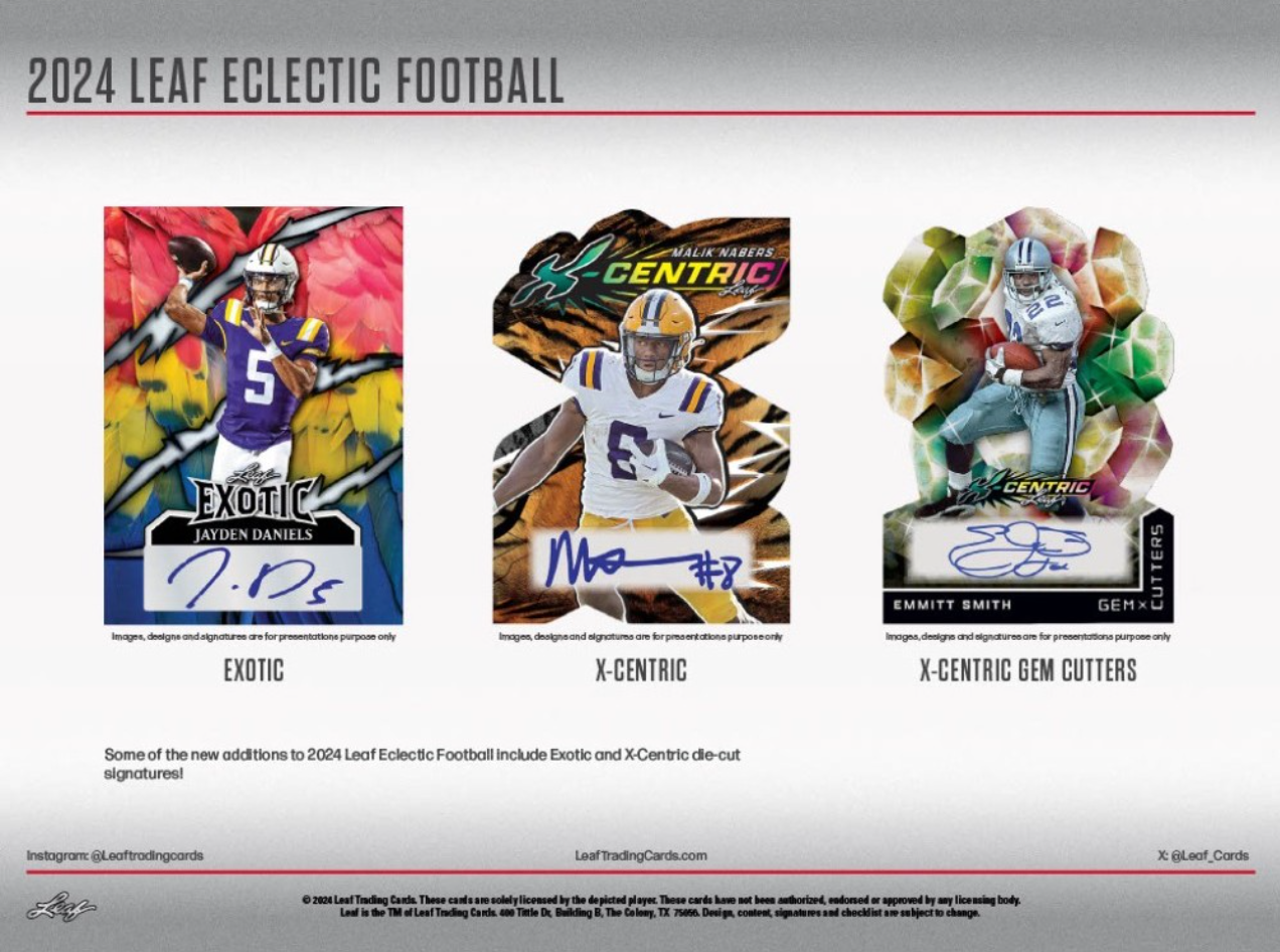 2024 Leaf Eclectic Football Hobby, Box