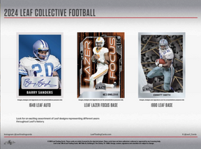 2024 Leaf Collective Football Jumbo, Box