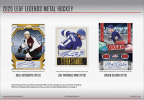 2025 Leaf Metal Legends Hockey Hobby, Box