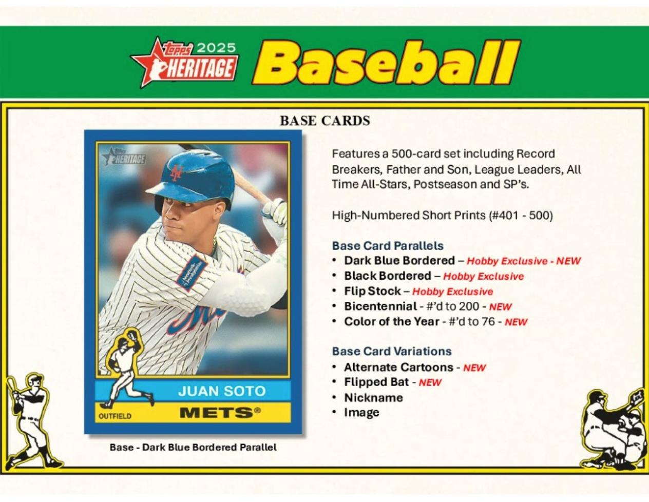 2025 Topps Heritage Baseball Hobby, Box