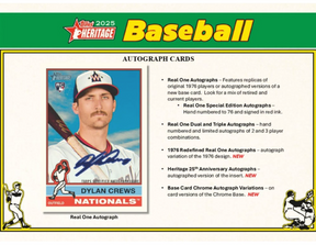 2025 Topps Heritage Baseball Hobby, Box