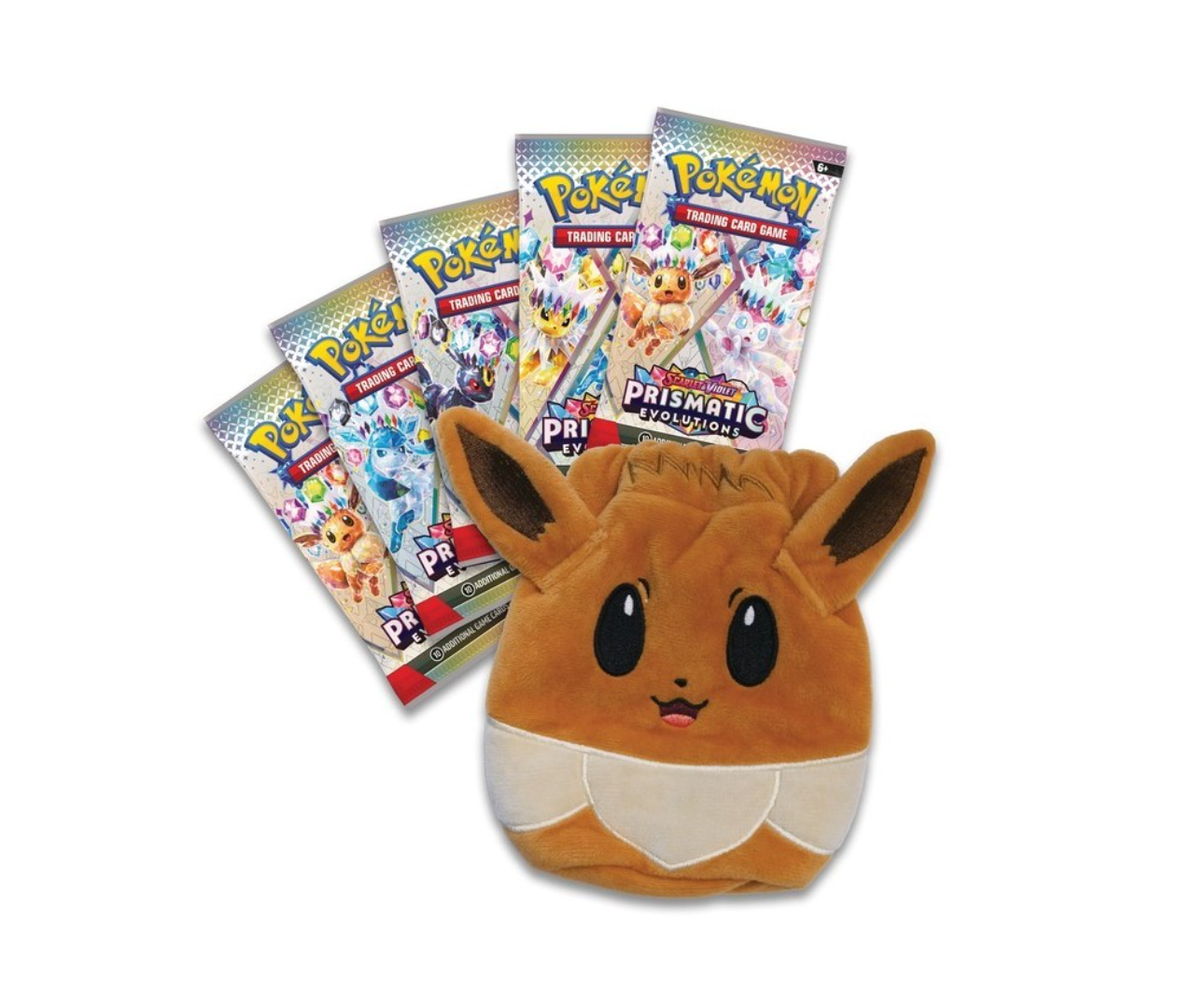 Pokemon Scarlet & Violet Prismatic Evolutions Special Collection Accessory Pouch, 6 Box Case