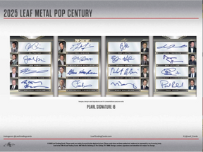 2025 Leaf Metal Pop Century Hobby, Box