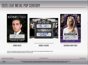 2025 Leaf Metal Pop Century Hobby, 10 Box Case