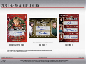 2025 Leaf Metal Pop Century Hobby, 10 Box Case