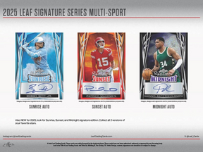 2025 Leaf Signature Series Multi-Sport Hobby, Box