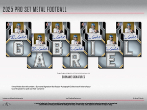 2025 Leaf Pro Set Metal Football Super, Box