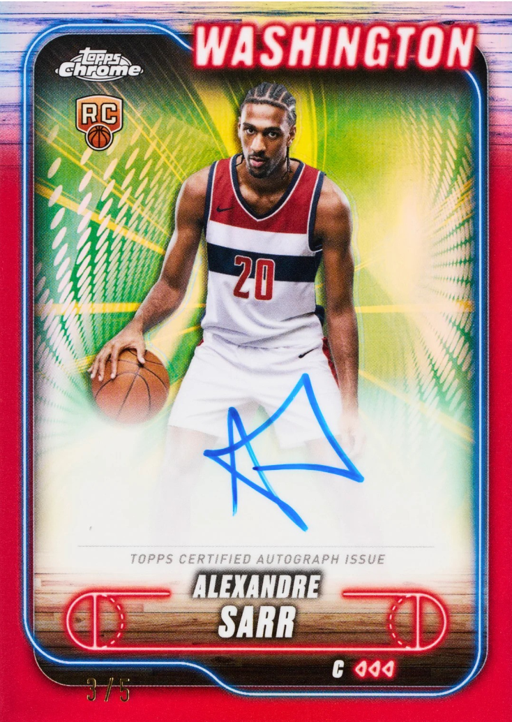2024-25 Topps Chrome Basketball Hobby, Pack