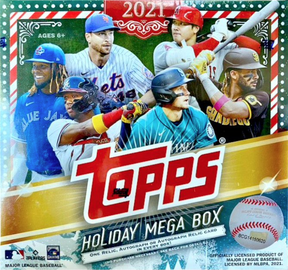 2021 Topps Holiday Baseball Mega, 16 Box Case