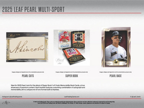 2025 Leaf Metal Pearl Multi-Sport Hobby, 2 Box Case