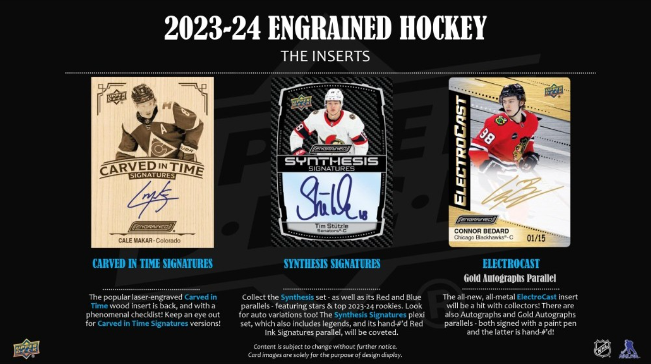 2023-24 Upper Deck Engrained Hockey Hobby, Box