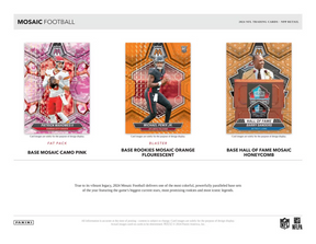 2024 Panini Mosaic Football Hobby, Blaster Box (Mosaic Red Parallels)
