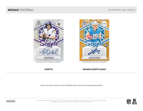 2024 Panini Mosaic Football, Blaster Box (Orange Fluorescent Parallels)