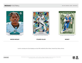 2024 Panini Mosaic Football, Blaster Box (Orange Fluorescent Parallels)