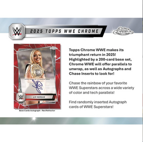 2025 Topps WWE Chrome Mega, 20 Box Case