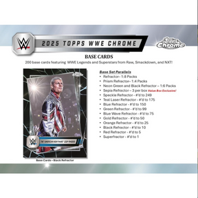 2025 Topps WWE Chrome Mega, Box