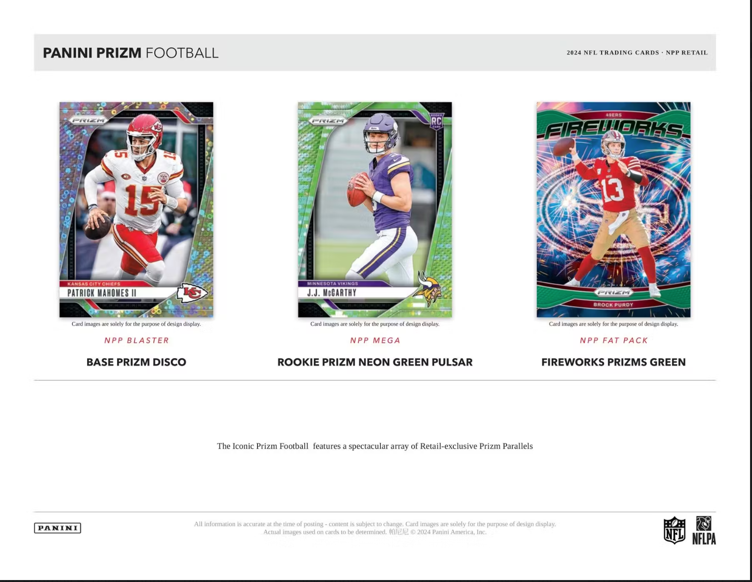 2024 Panini Prizm Football Retail, 20 Box Case