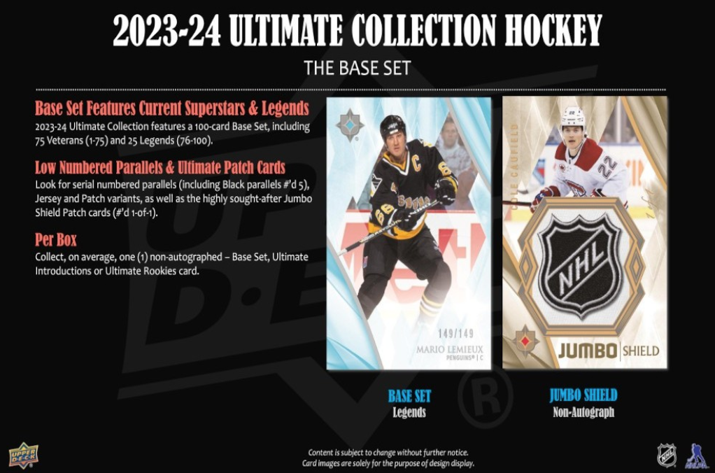 2023-24 Upper Deck Ultimate Hockey Hobby, Box