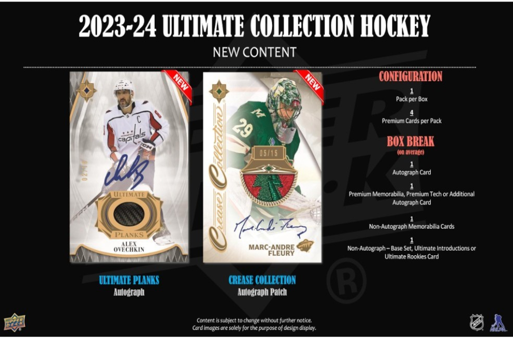 2023-24 Upper Deck Ultimate Hockey Hobby, Box