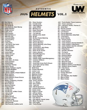 2026 Fanatics Under Wraps Full Size NFL Helmet Volume I, Box