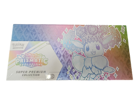 Pokemon Scarlet & Violet Prismatic Evolutions, Super Premium Collection Box