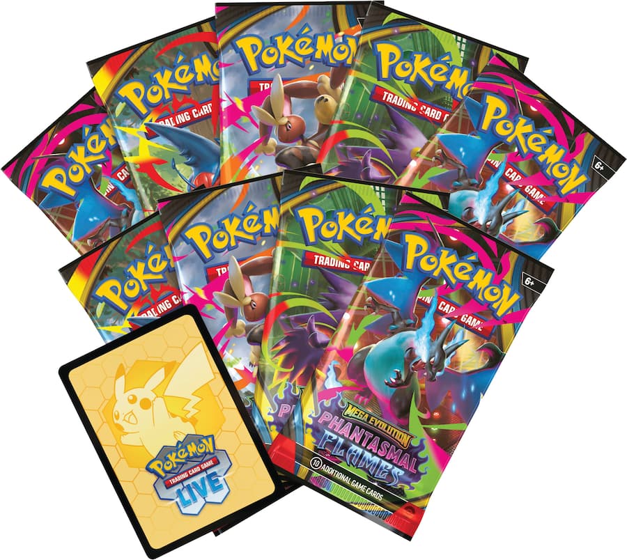 Pokemon Mega Evolution Phantasmal Flames, Elite Trainer Box (ETB)