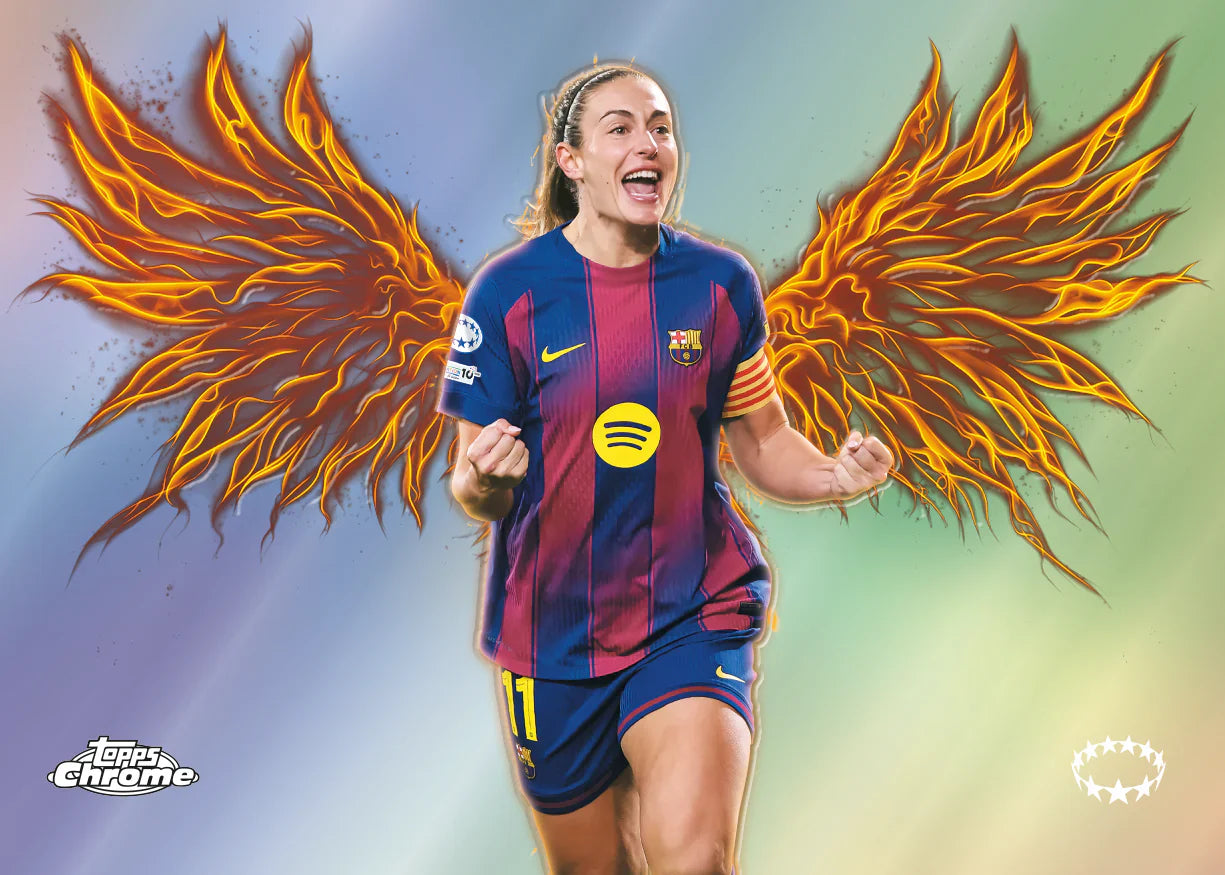 2025-26 Topps UEFA Women's Champions League Chrome Soccer Hobby, 12 Box Case