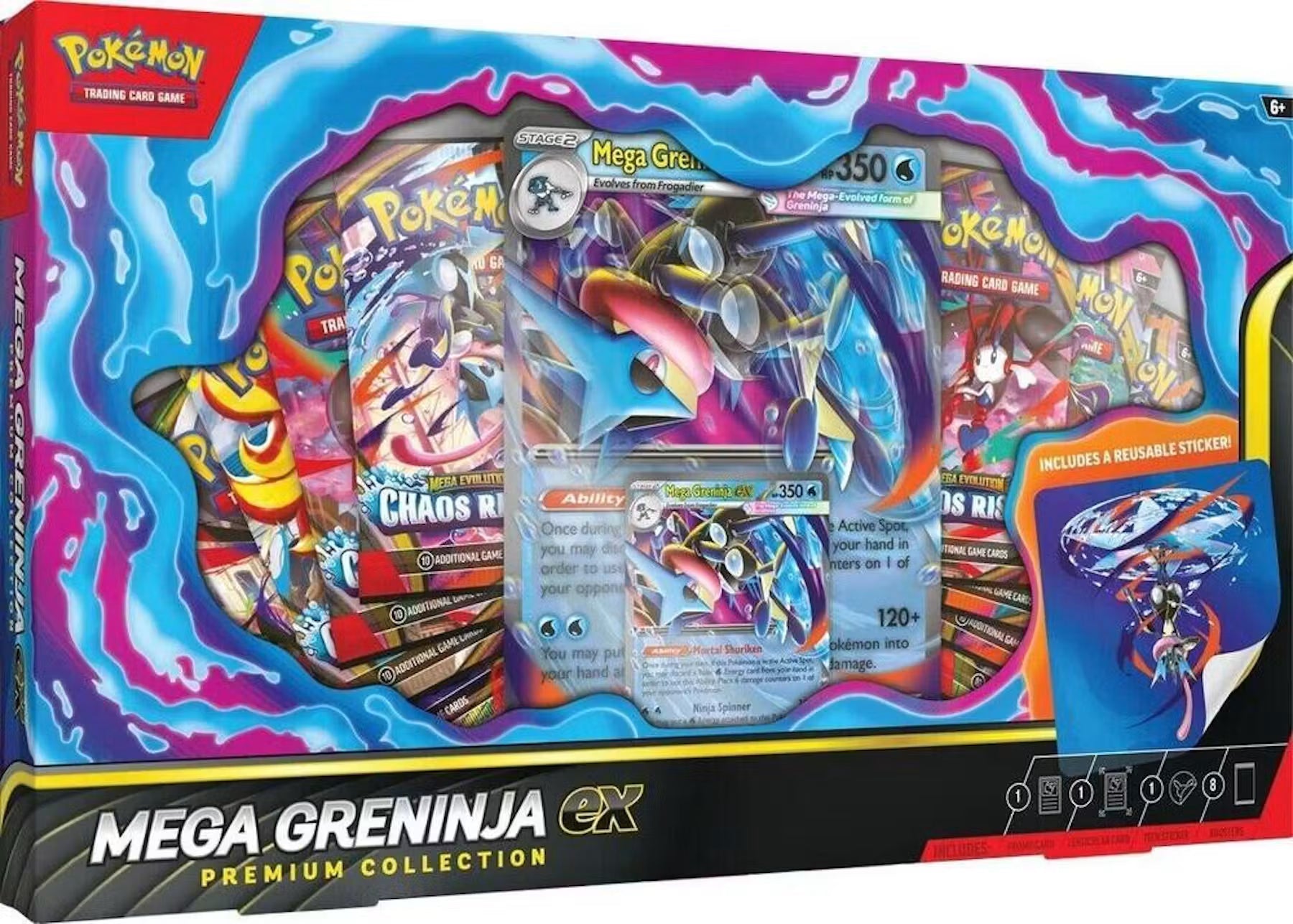 Pokemon Mega Greninja ex Premium Collection, Box