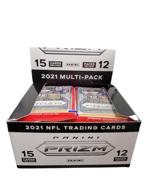 2021 Panini Prizm Football, 20 Cello Multi-Pack Box Case