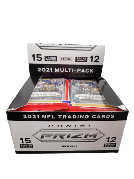 2021 Panini Prizm Football, 20 Cello Multi-Pack Box Case