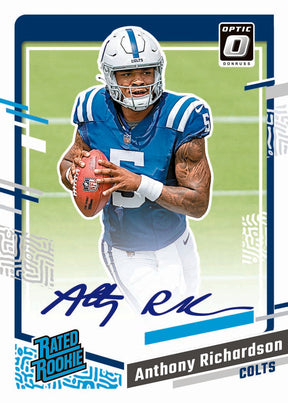 2023 Panini Donruss Optic Football, Blaster Box (Purple Shock)