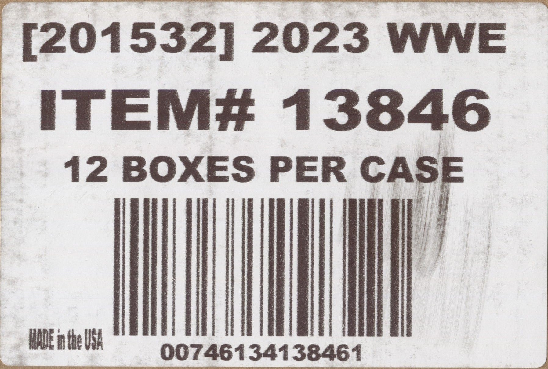 2023 Panini Prizm WWE Hobby, 12 Box Case