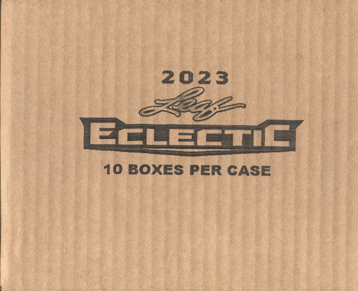 * Last Case * 2023 Leaf Eclectic Football Hobby, 10 Box Case