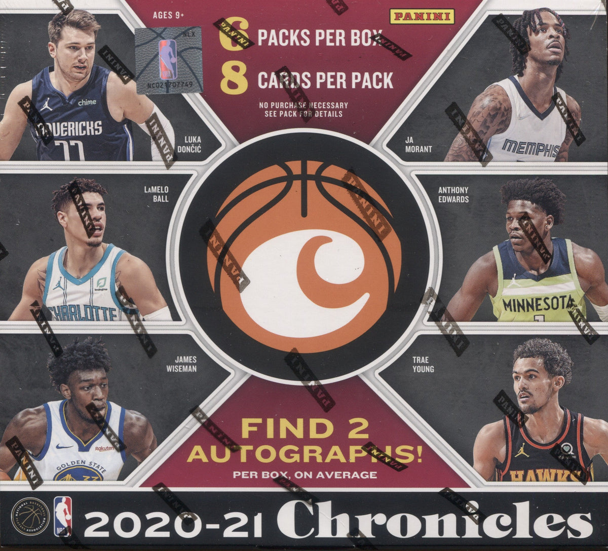 * Last Box * 2020-21 Panini Chronicles Hobby Basketball, Box