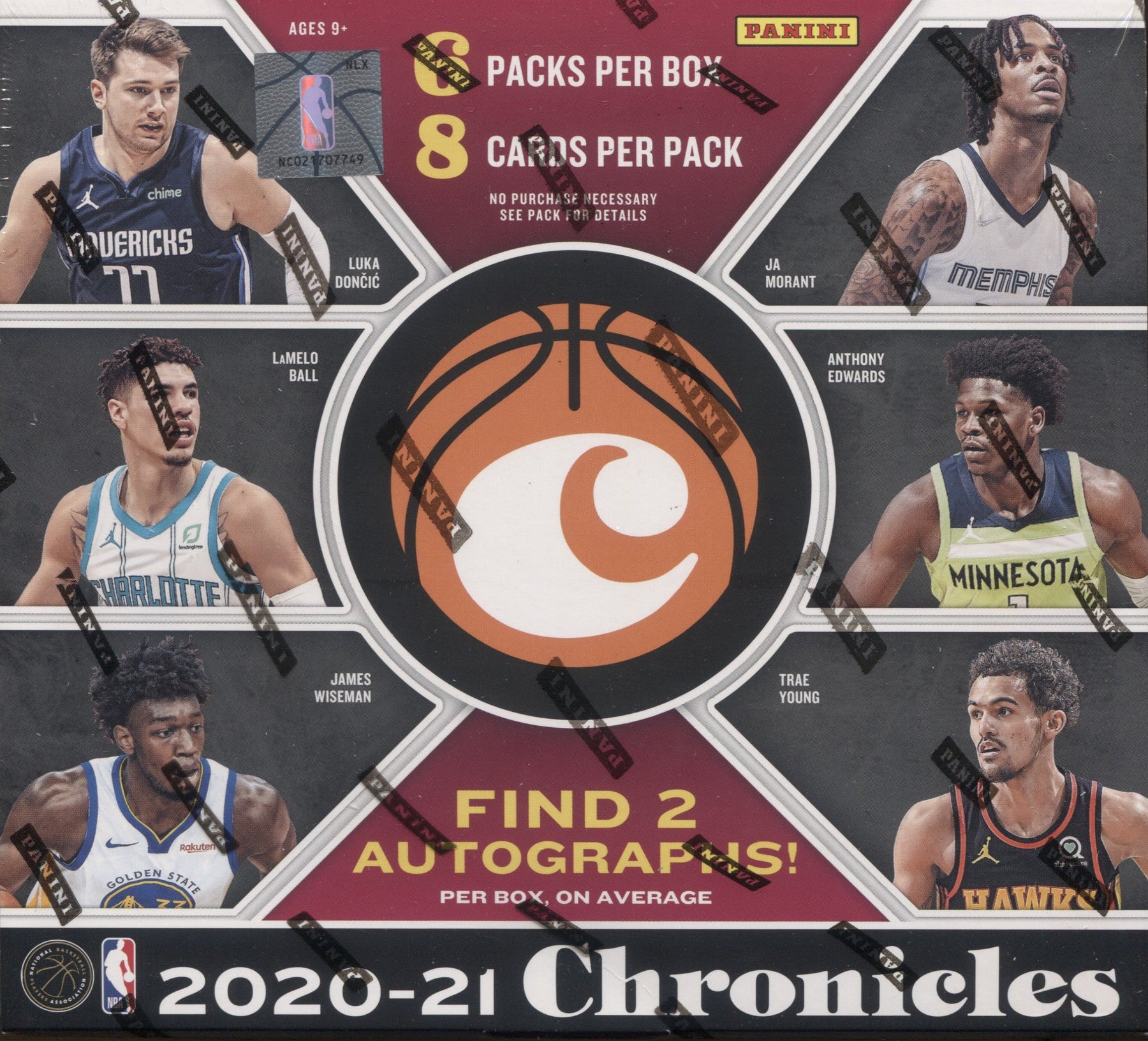 * Last Box * 2020-21 Panini Chronicles Hobby Basketball, Box
