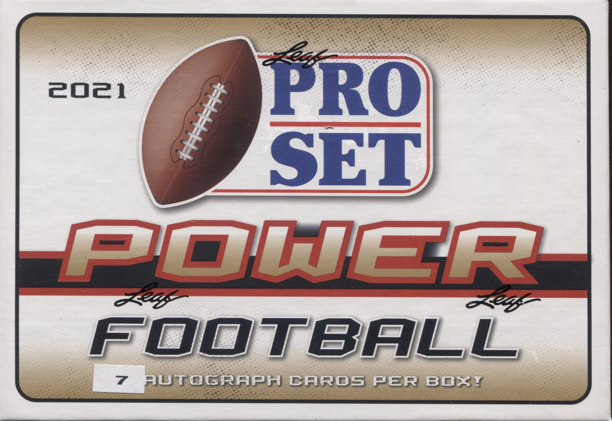 2021 Leaf Pro Set Power Football Hobby, 12 Box Case