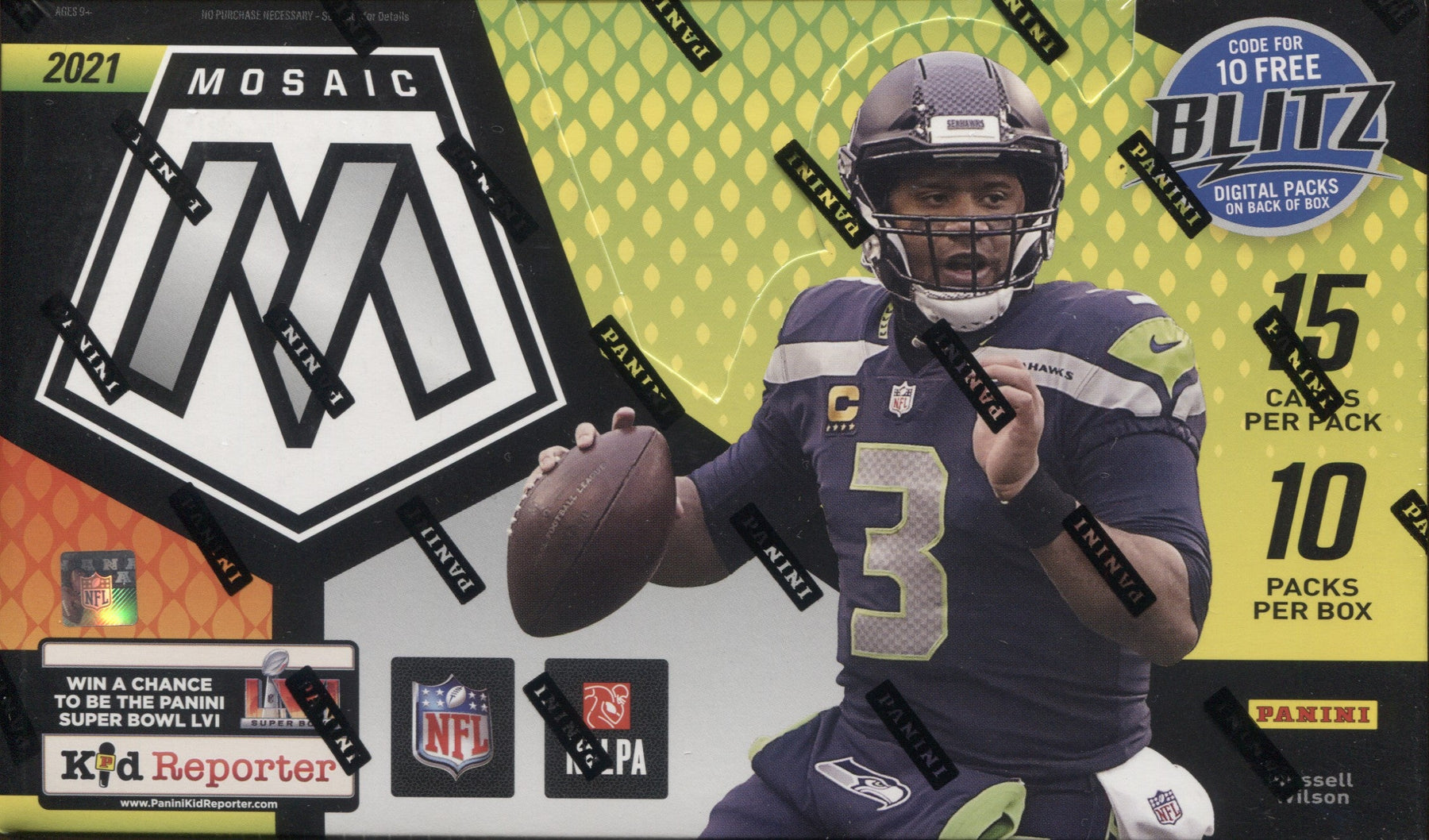 2021 Panini Mosaic Football Hobby, Box