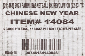 2022-23 Panini Revolution Basketball Chinese New Year, 8 Box Case