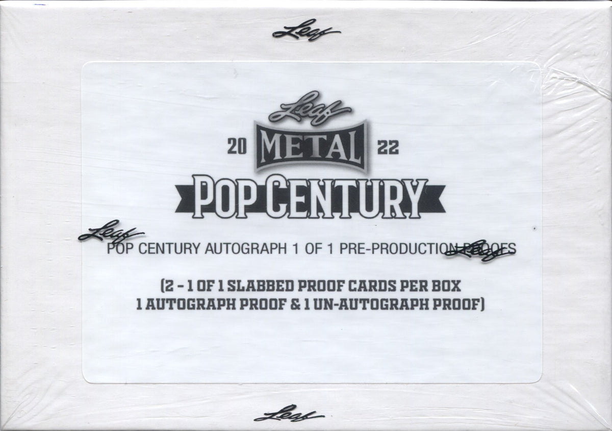 2022 Leaf Metal Pop Century Pre-Production Proofs Hobby, Box