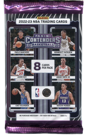 2022-23 Panini Contenders Basketball Hobby, Pack