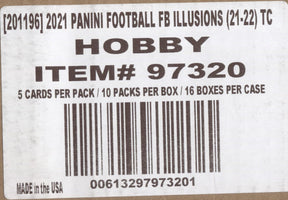 2021 Panini Illusions Hobby Football, 16 Box Case