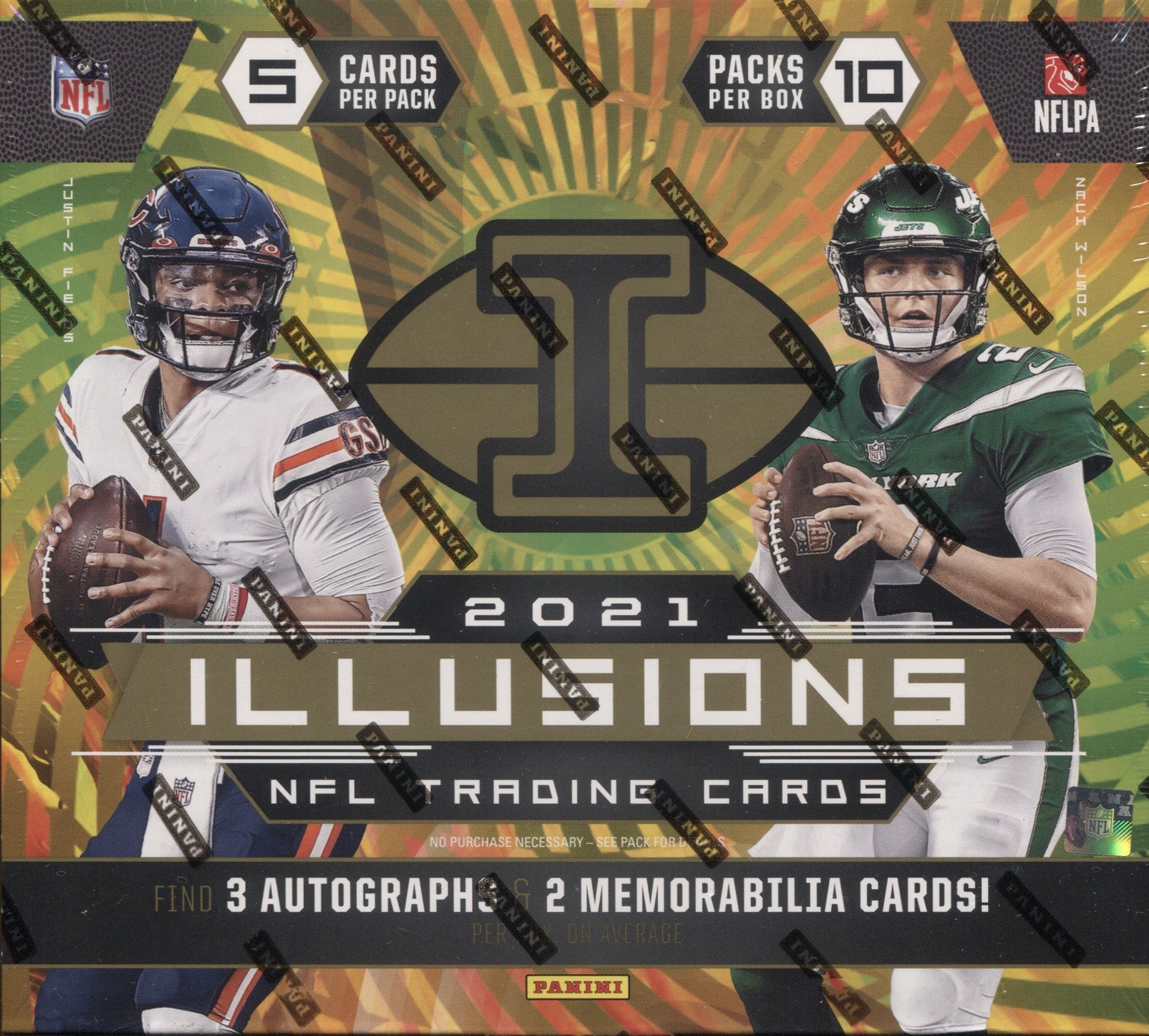 2021 Panini Illusions Hobby Football, 16 Box Case
