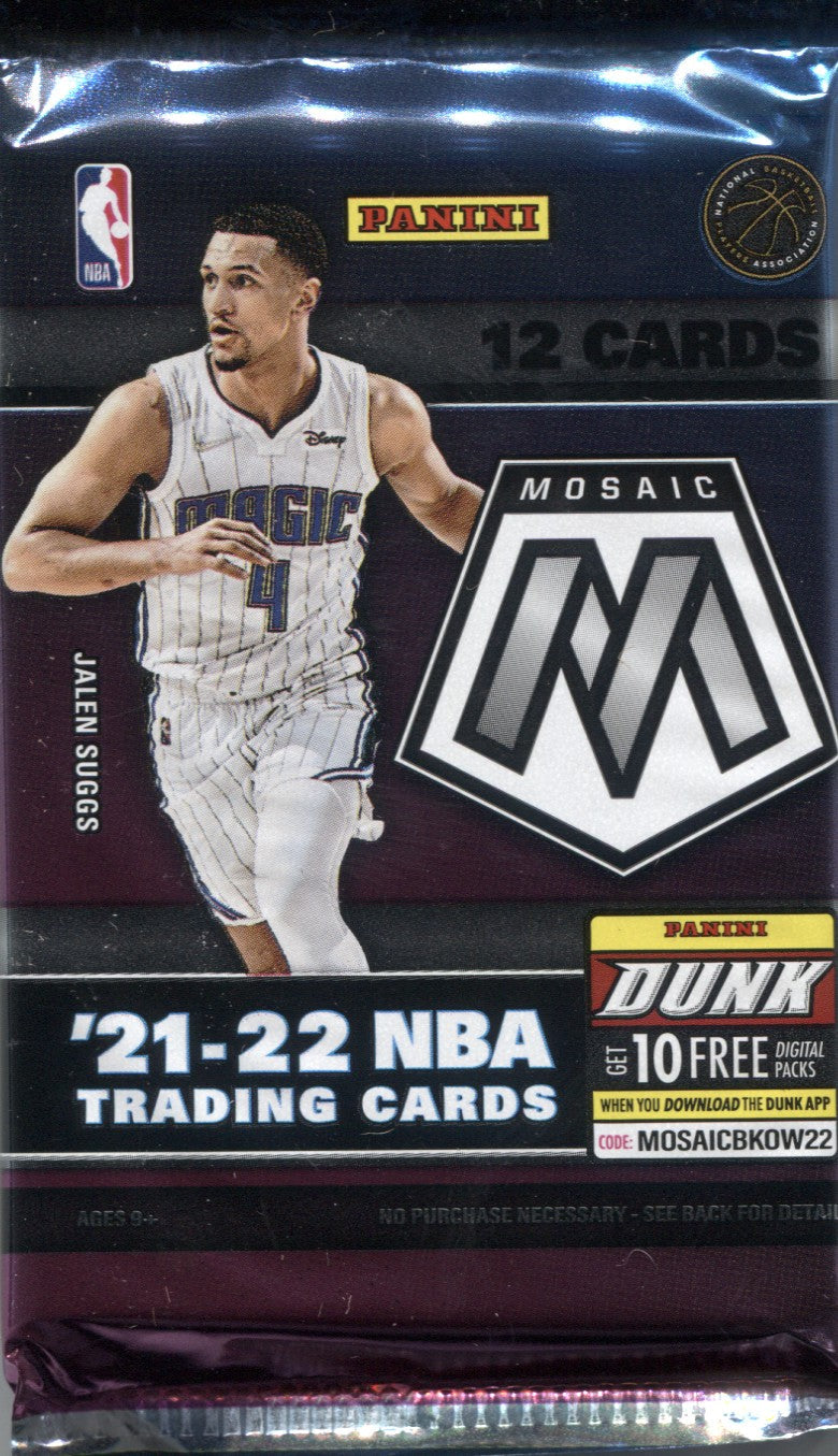 2021-22 Panini Mosaic Basketball Fast Brk, Pack