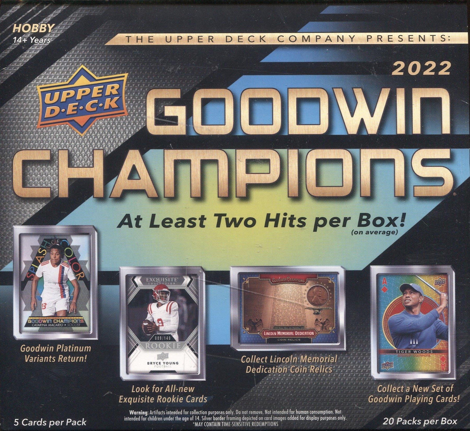 2022 Upper Deck Goodwin Champions Multi-Sport Hobby, Box