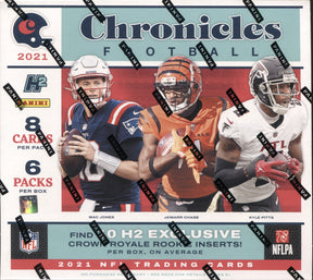 2021 Panini Chronicles Football H2, 20 Box Case
