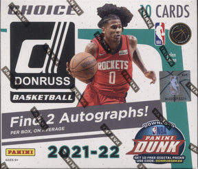 *LAST CASE* 2021-22 Panini Donruss Choice Basketball, 20 Box Case