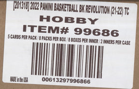 2021-22 Panini Revolution Basketball Hobby, 16 Box Master Case