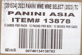2023 Panini Select WWE Asia TMALL, 12 Box Case