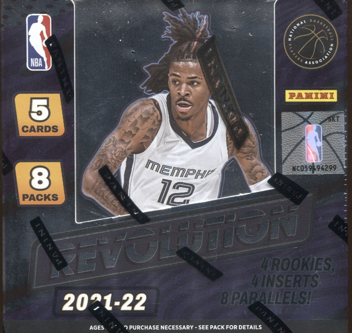 2021-22 Panini Revolution Basketball Hobby, Box