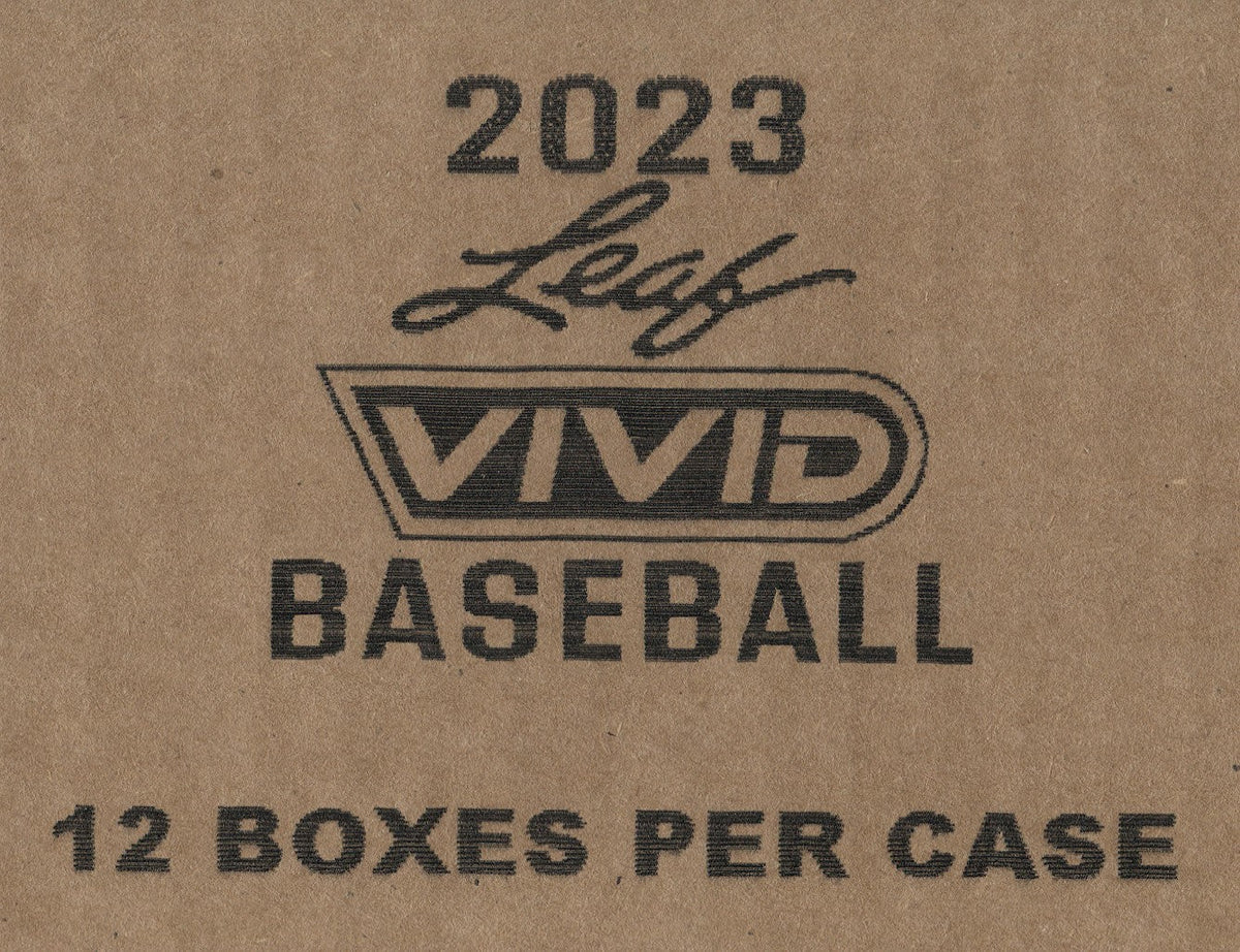 2023 Leaf Vivid Baseball Hobby, 12 Box Case